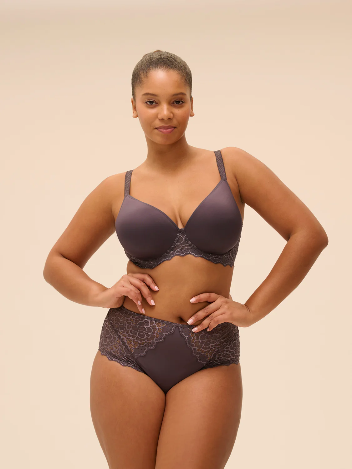 Caresse Retro Brief - Graphite Grey - Image 7