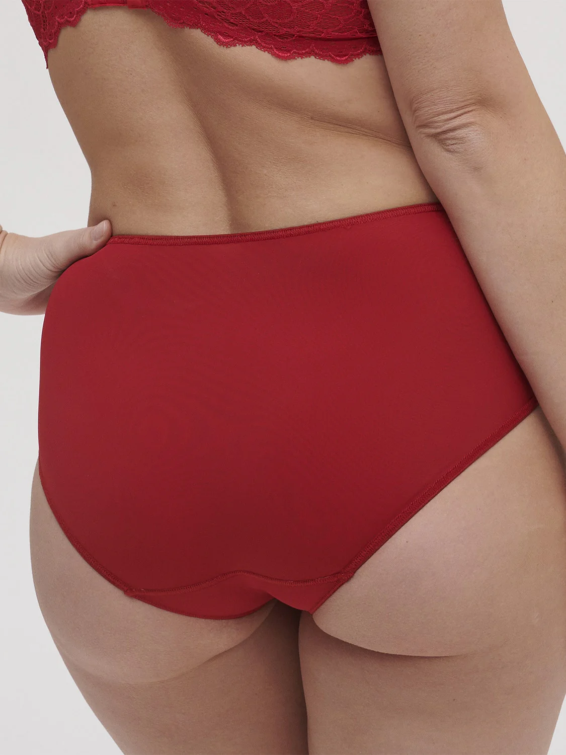 Caresse Retro Brief - Tango Red - Image 2