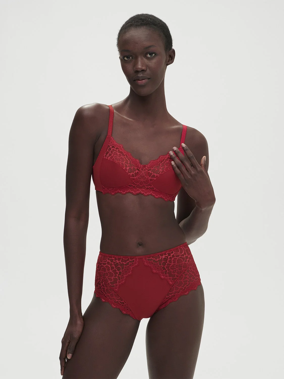 Caresse Retro Brief - Tango Red - Image 9