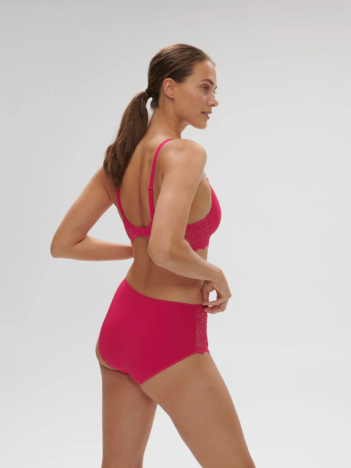 Caresse Retro Brief - Teaberry Pink - Image 4