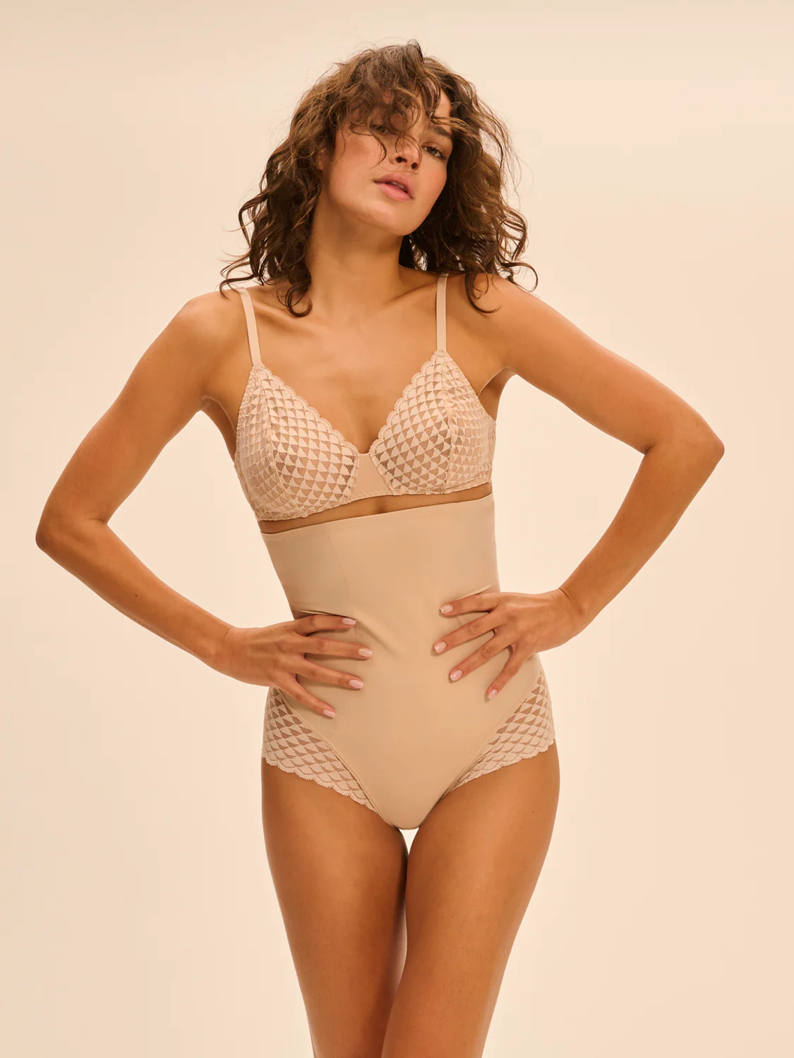 Subtile High Waist Shaper Brief - Peau Rose - Image 5