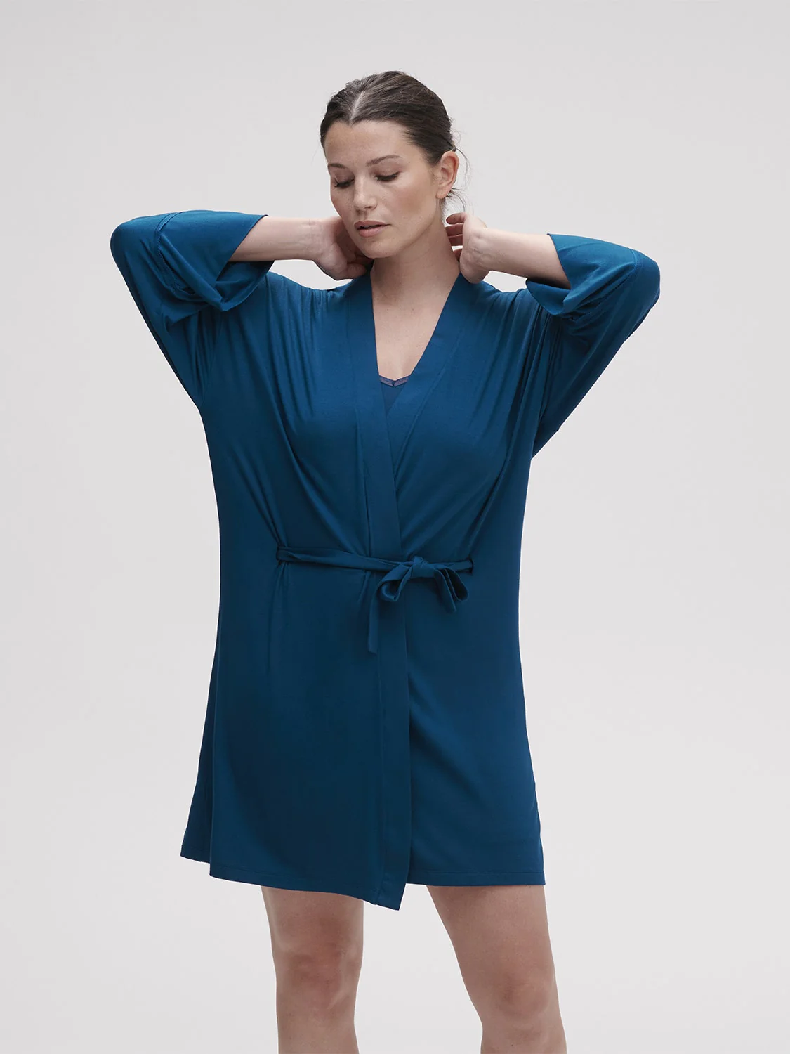 Aurore Kimono - Poseidon Blue - Image 10
