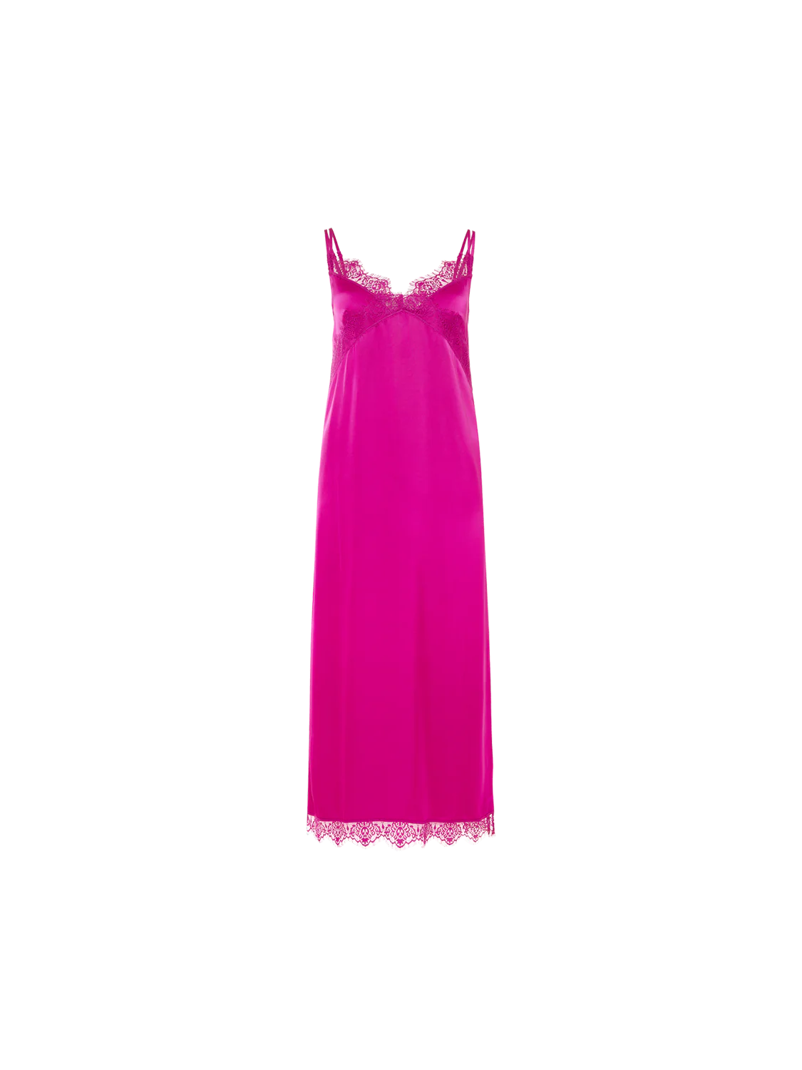 Satin Secrets Long Nightdress - Azalea - Image 4