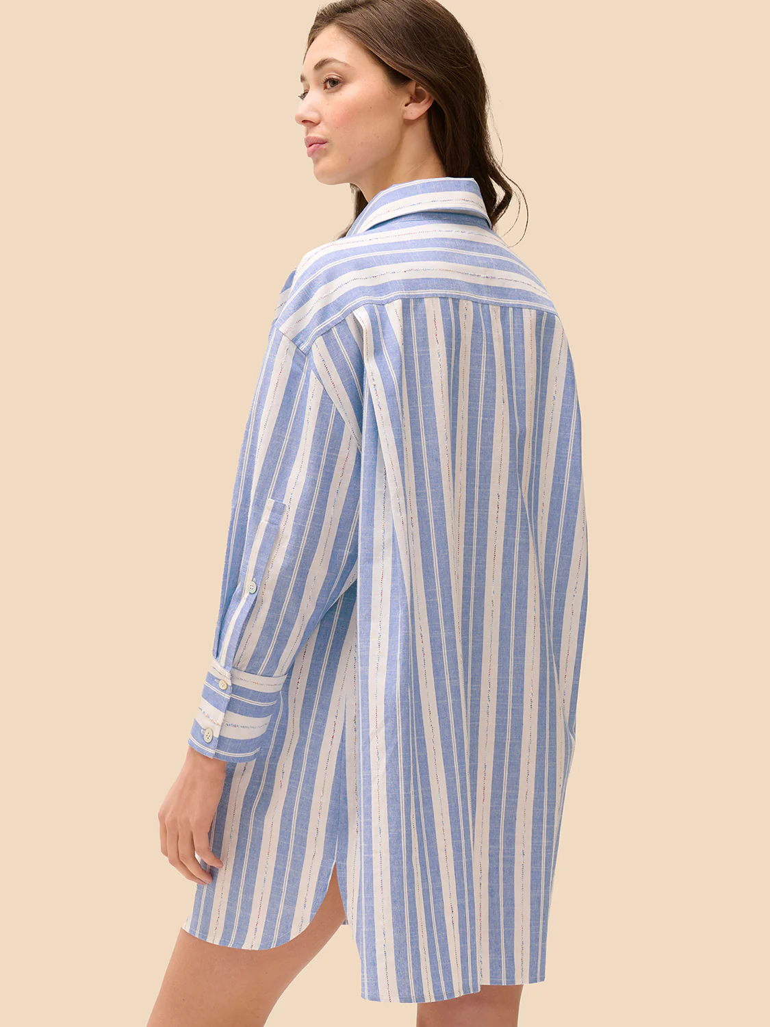 Josephine Long Sleeve Shirt - Transat Blue - Image 3