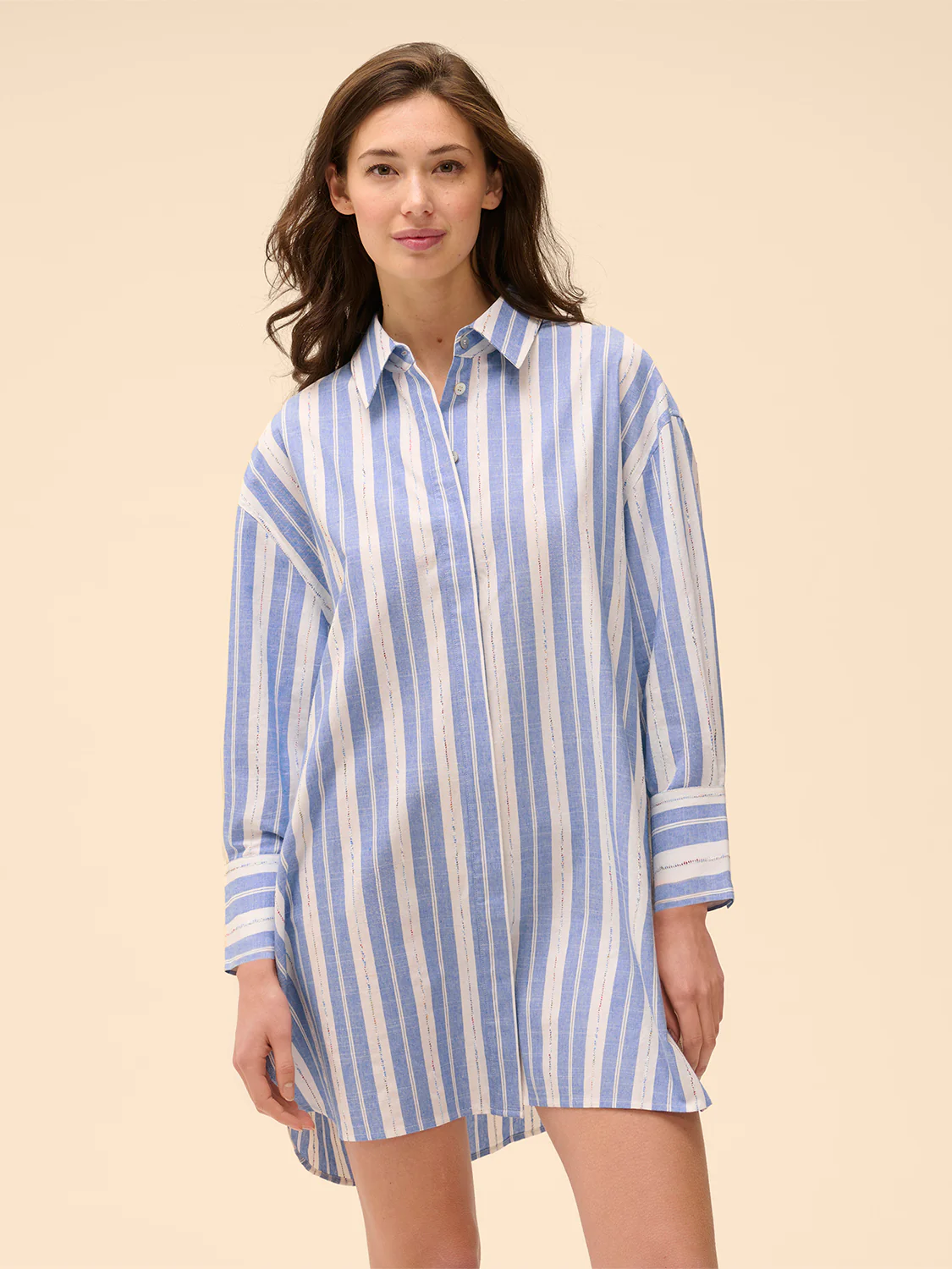 Josephine Long Sleeve Shirt - Transat Blue - Image 4