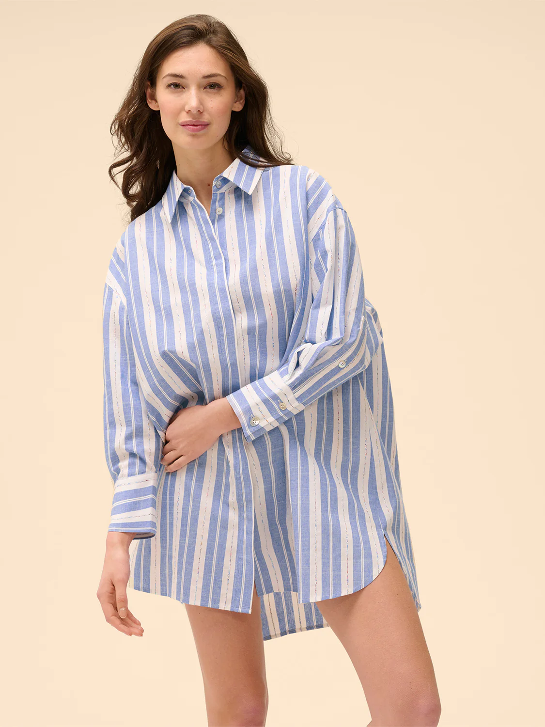 Josephine Long Sleeve Shirt - Transat Blue - Image 6