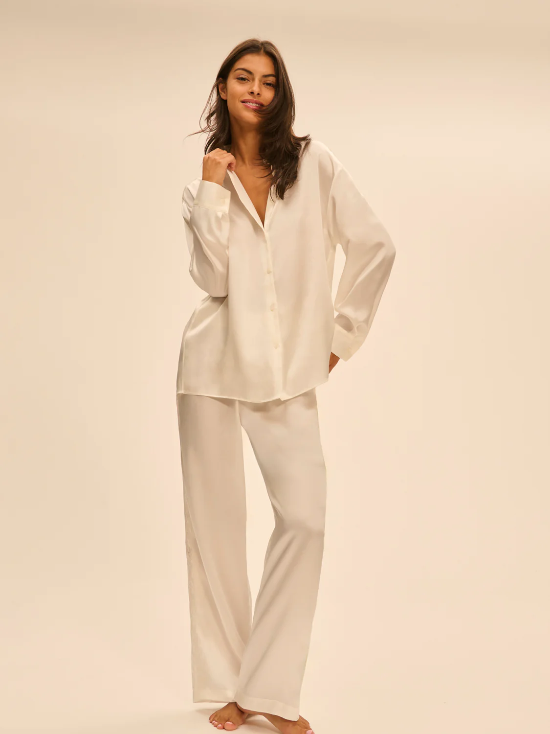 Love Me Long Sleeve Shirt - Ivory - Image 5