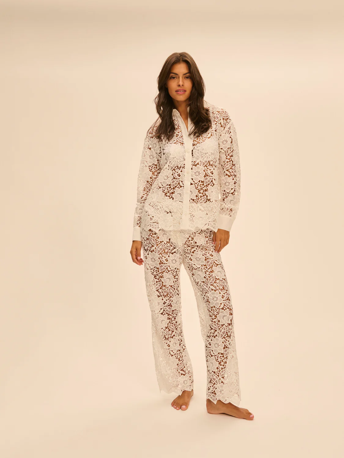 Louison Long Sleeve Shirt - White - Image 5