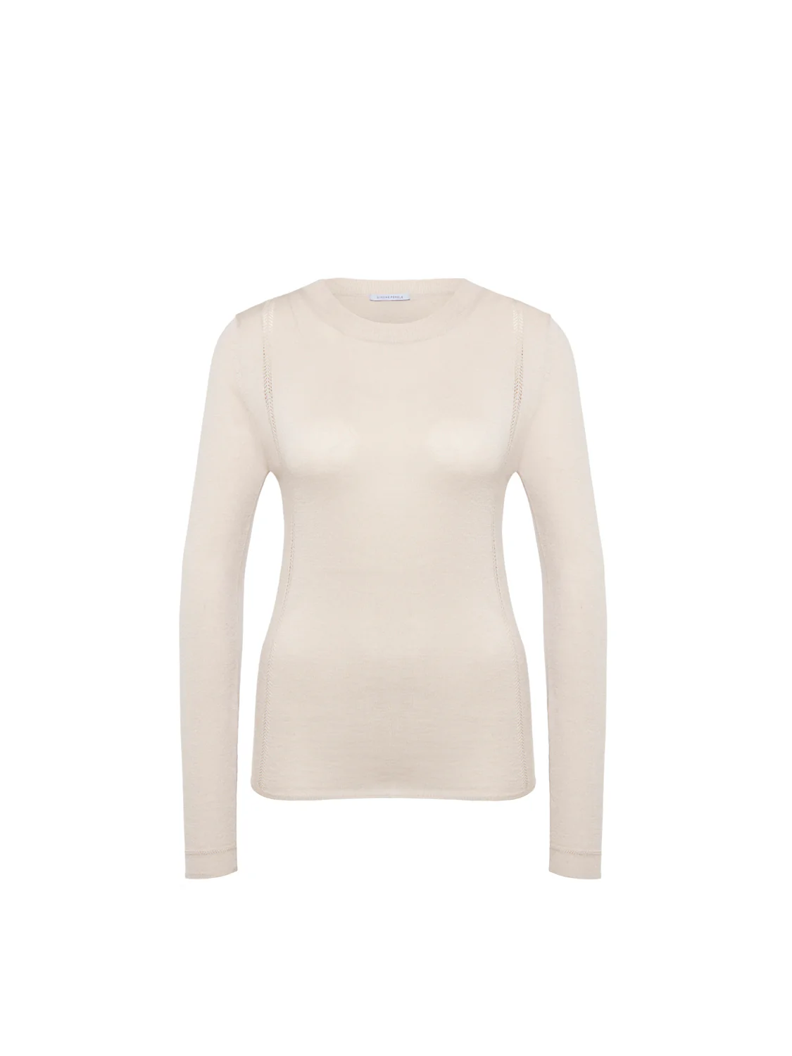 Elise Long Sleeve Top - Heathered Beige - Image 5