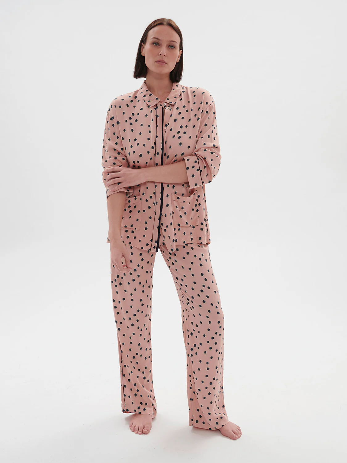 Shadow Long Sleeve Top - Incense Pink Print - Image 10