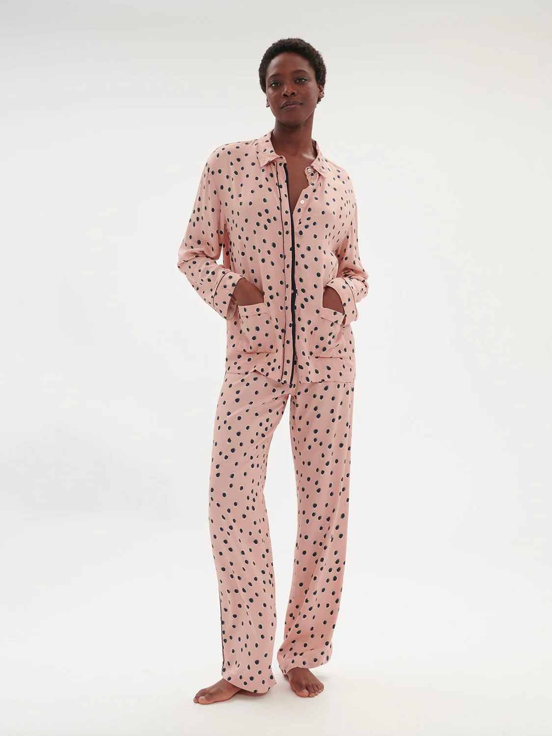 Shadow Long Sleeve Top - Incense Pink Print - Image 5