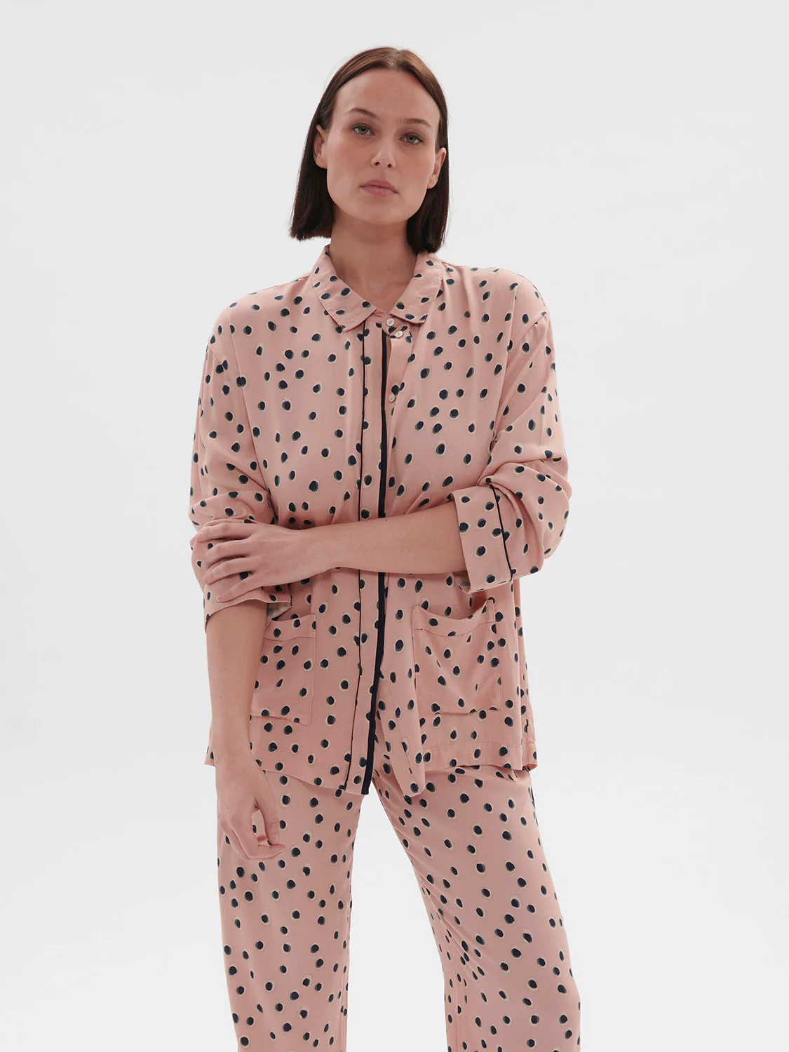 Shadow Long Sleeve Top - Incense Pink Print - Image 6