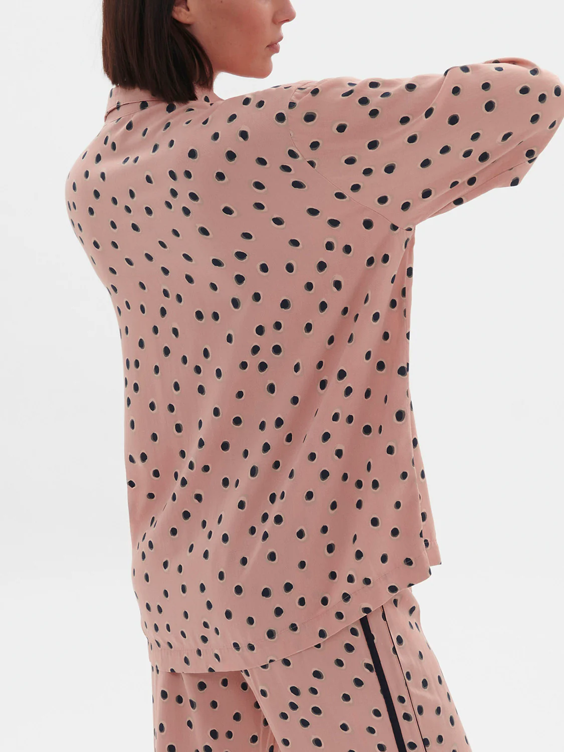 Shadow Long Sleeve Top - Incense Pink Print - Image 7