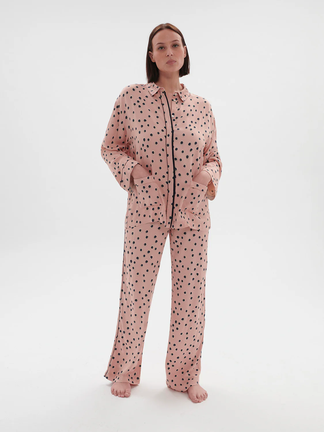 Shadow Long Sleeve Top - Incense Pink Print - Image 8