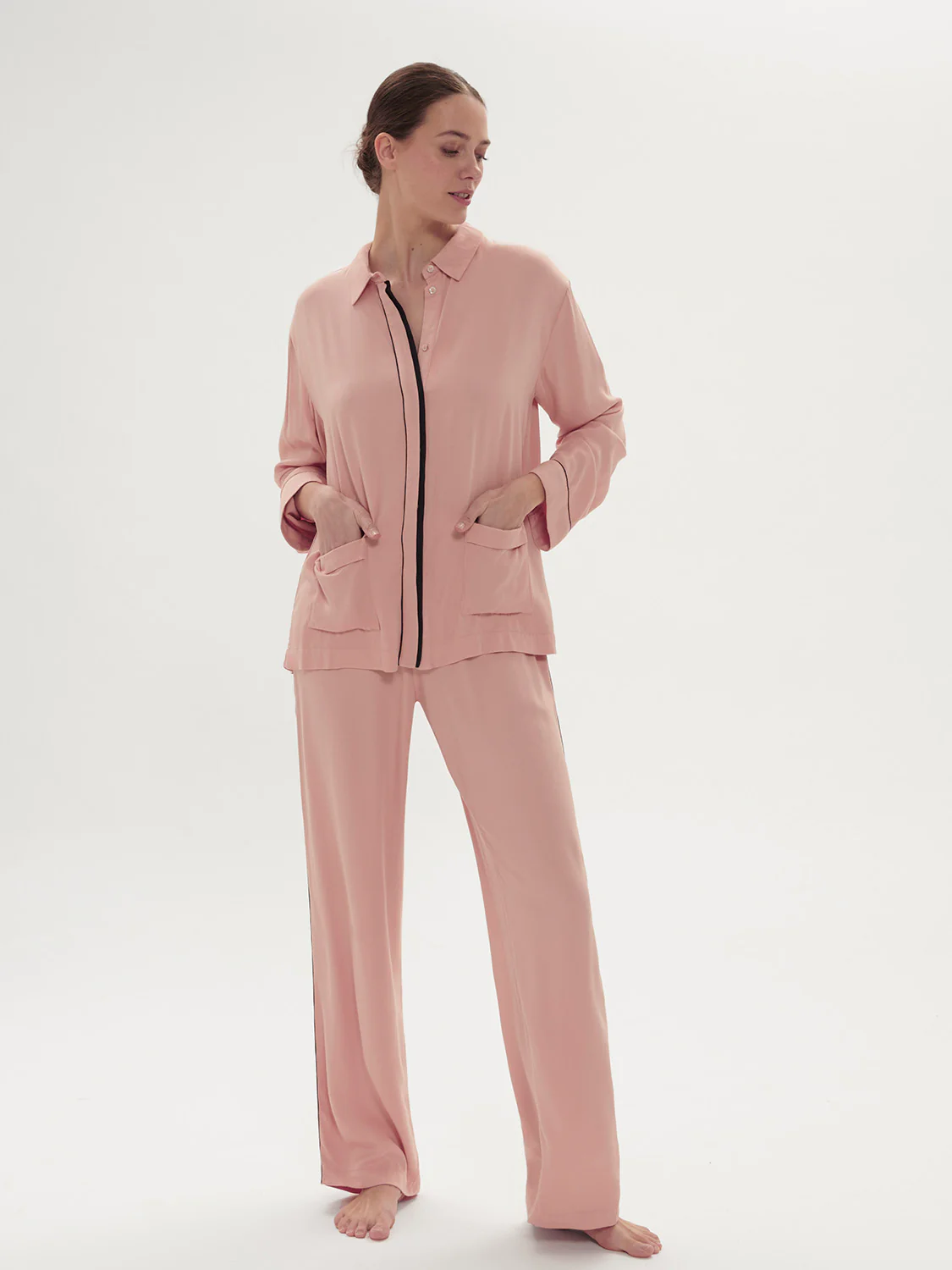 Shadow Long Sleeve Top - Incense Pink - Image 3