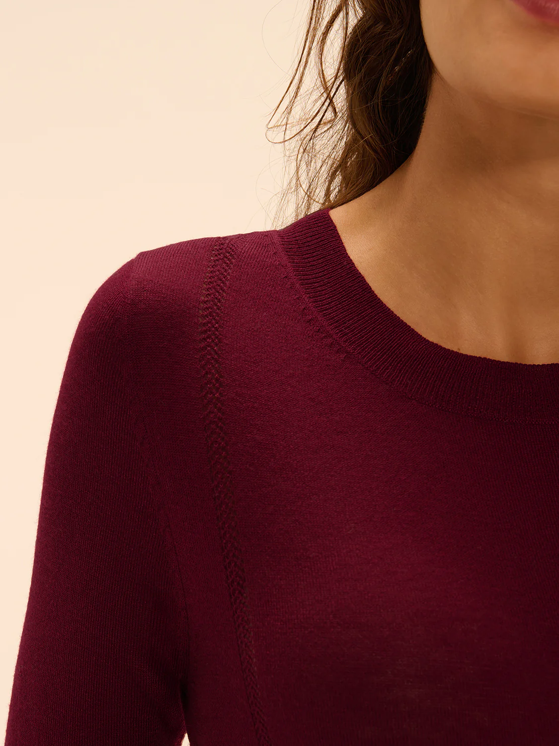 Elise Long Sleeve Top - Kir - Image 3