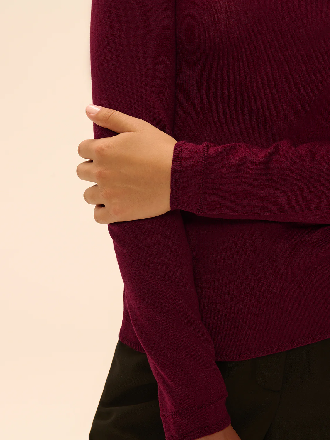 Elise Long Sleeve Top - Kir - Image 4