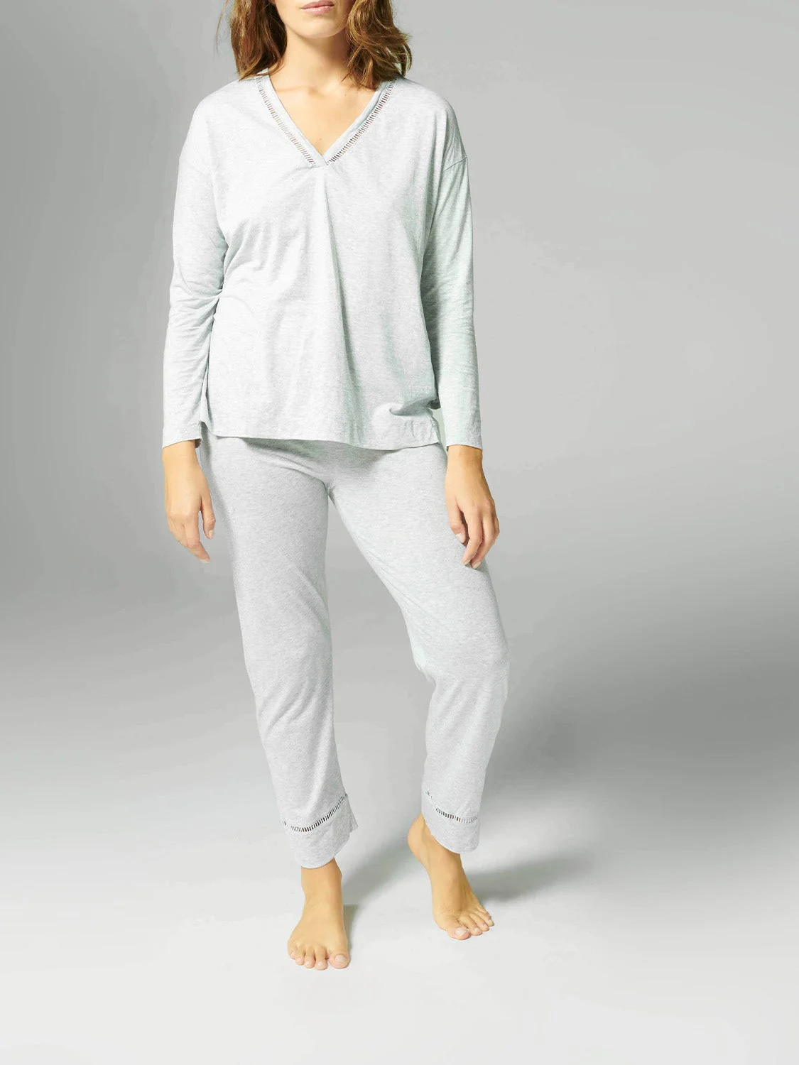 Brume Long Sleeve Top - Mineral Grey - Image 3