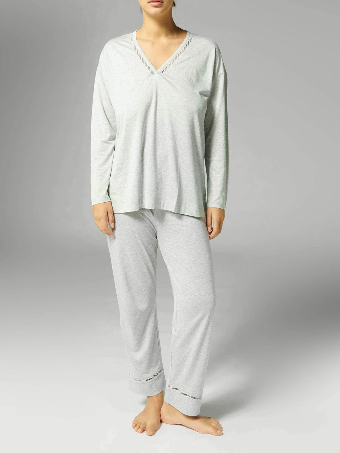 Brume Long Sleeve Top - Mineral Grey - Image 6