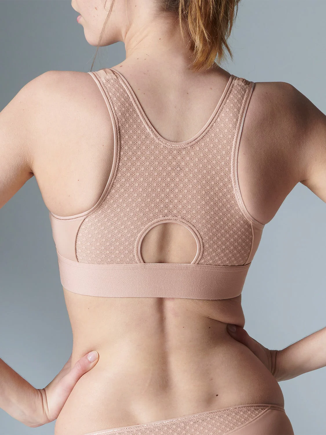 Harmony Medium Impact Wireless Sports Bra - Yogi Pink - Image 2