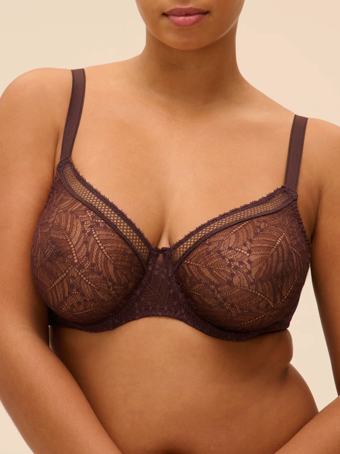 Comete Molded Full Cup - Dark Brown - Image 2