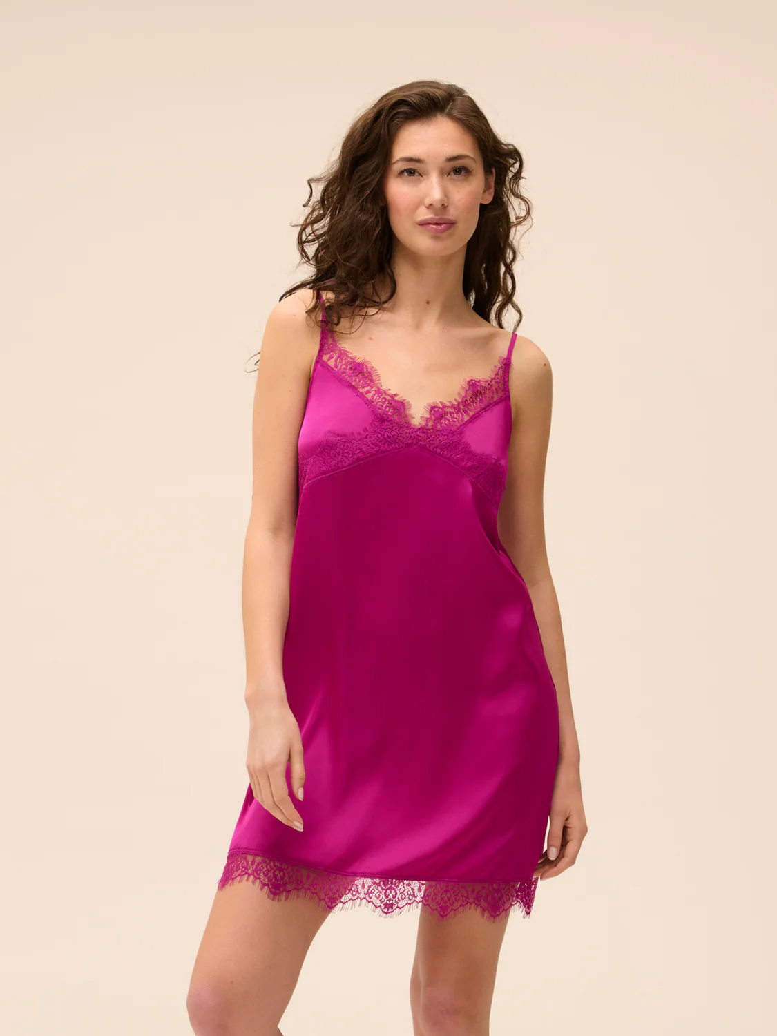Satin Secrets Nightdress - Azalea - Image 3