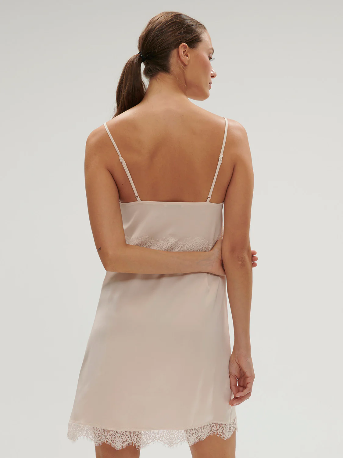Satin Secrets Nightdress - Sakura Pink - Image 2