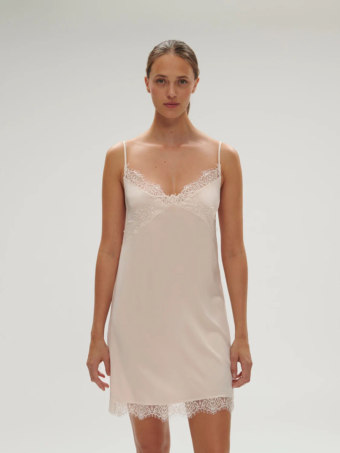 Satin Secrets Nightdress - Sakura Pink - Image 3