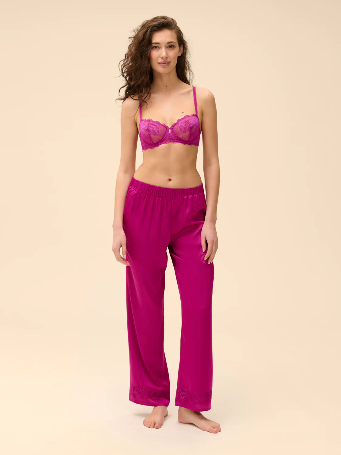 Satin Secrets Pant - Azalea - Image 3
