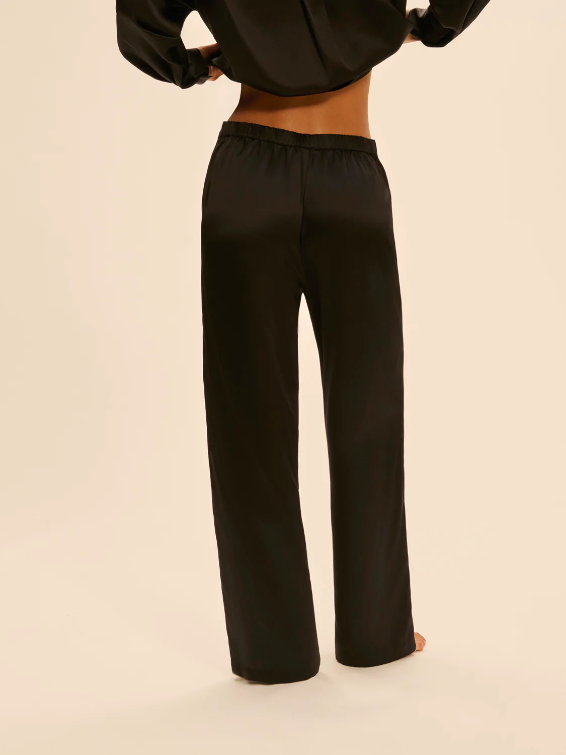 Love Me Silk Pant - Black - Image 2