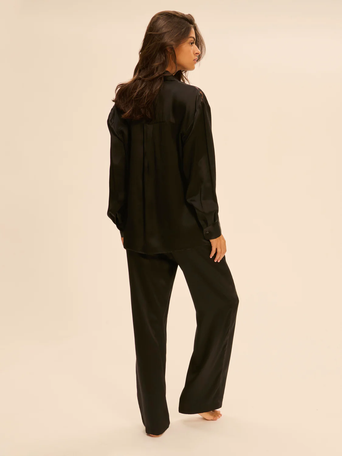 Love Me Silk Pant - Black - Image 4
