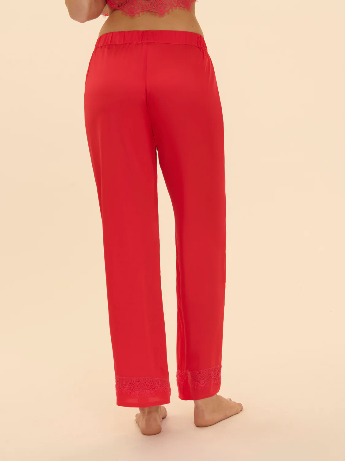 Satin Secrets Pant - Flamingo - Image 3