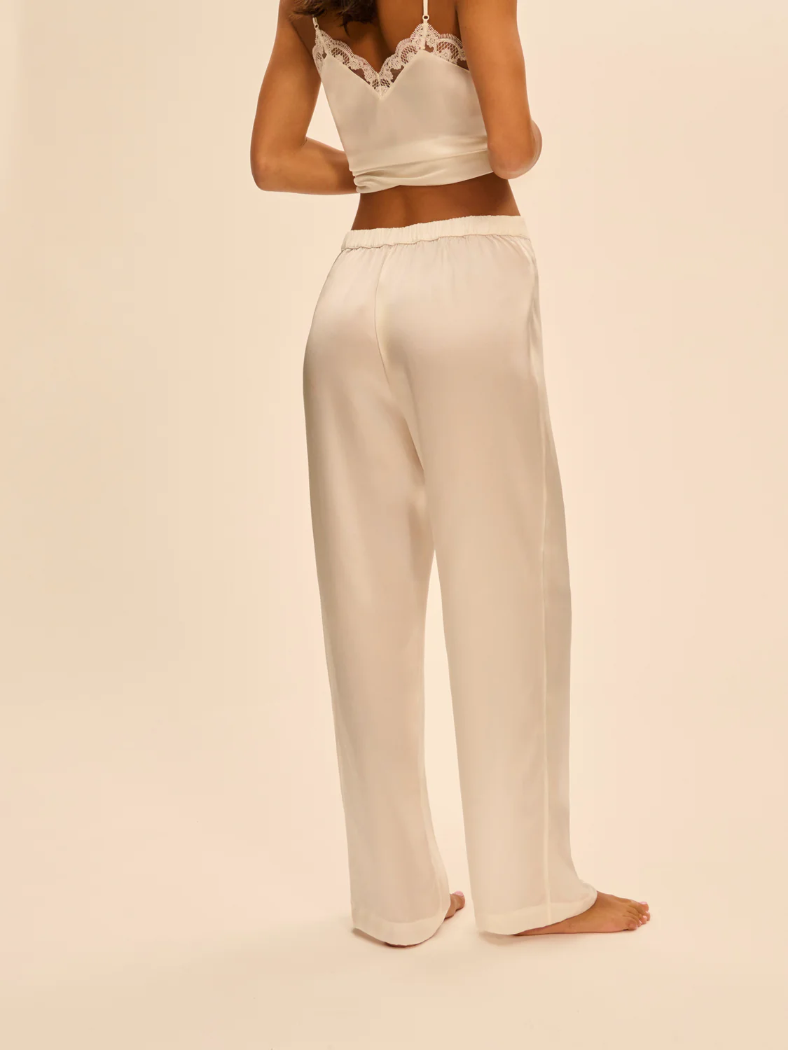Love Me Silk Pant - Ivory - Image 2