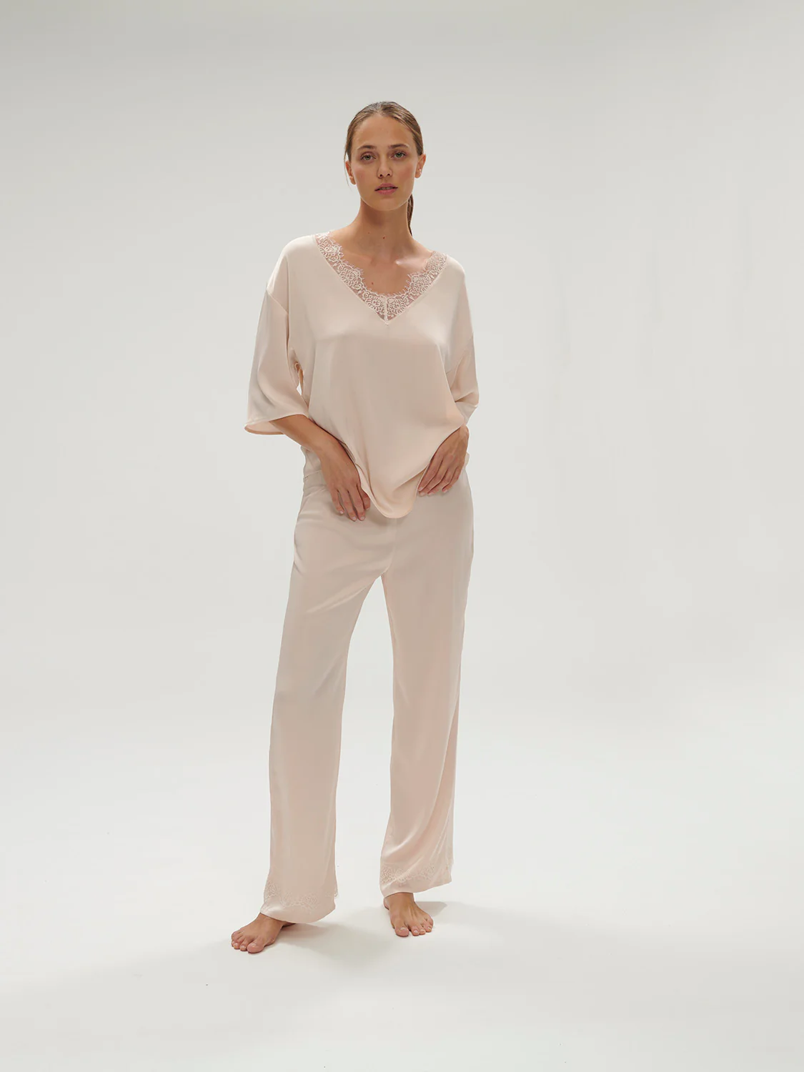 Satin Secrets Pant - Sakura Pink - Image 3
