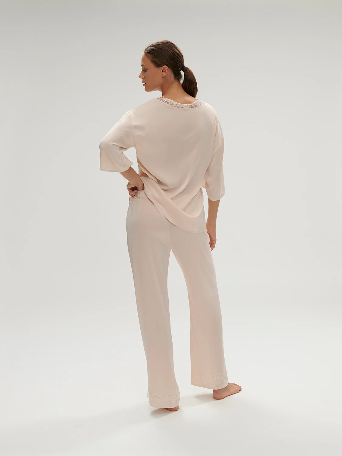 Satin Secrets Pant - Sakura Pink - Image 5