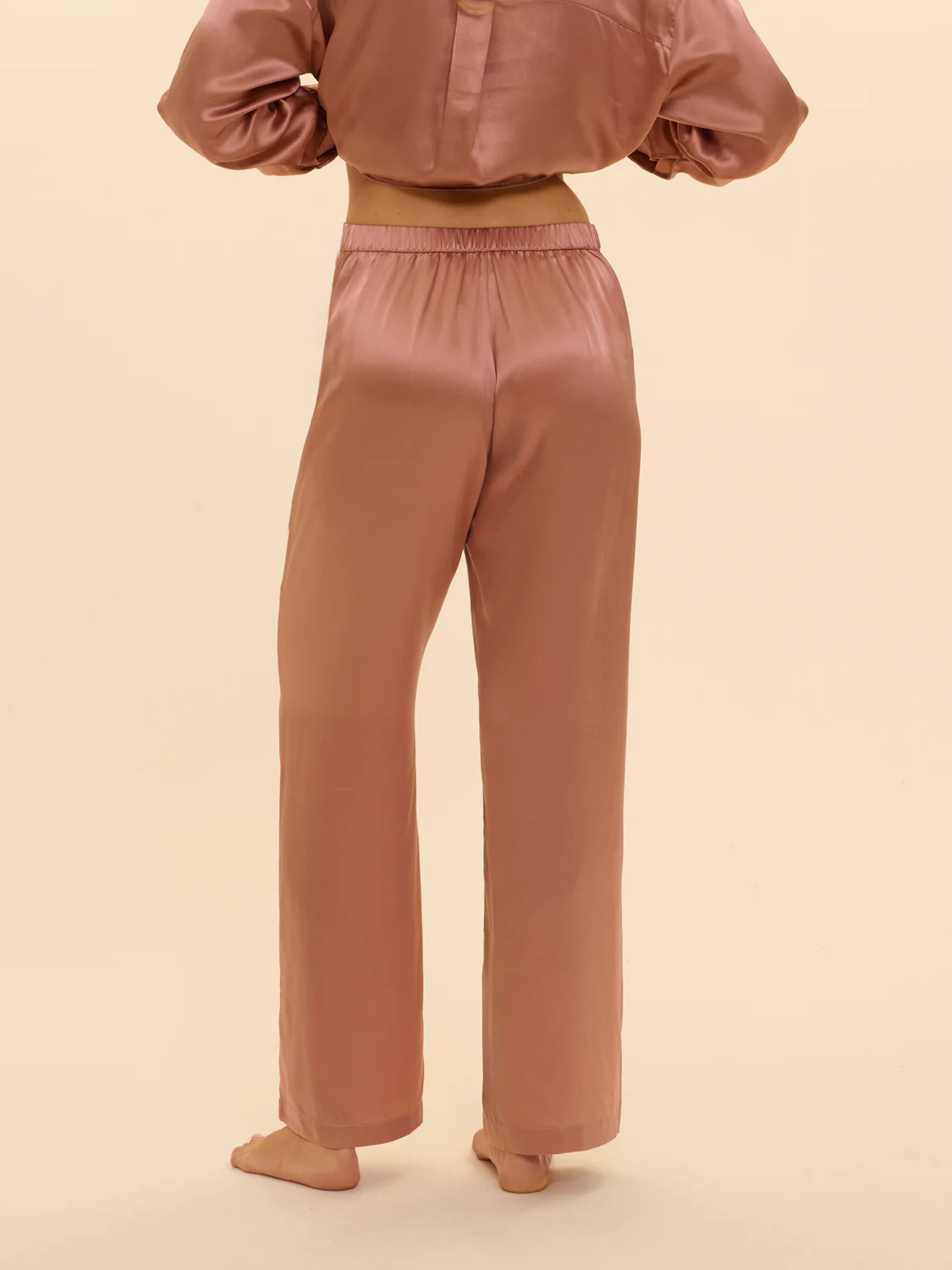 Love Me Silk Pant - Smokey Pink - Image 2