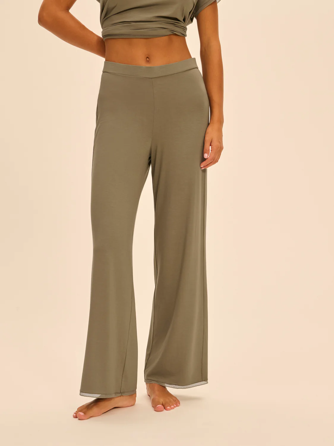 Aurore Pant - Clay Green