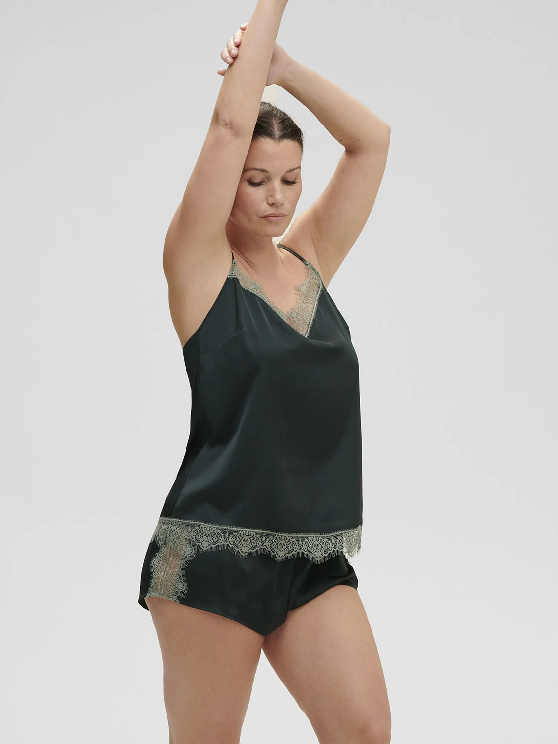 Satin Secrets Short - Kolsaï Green - Image 5