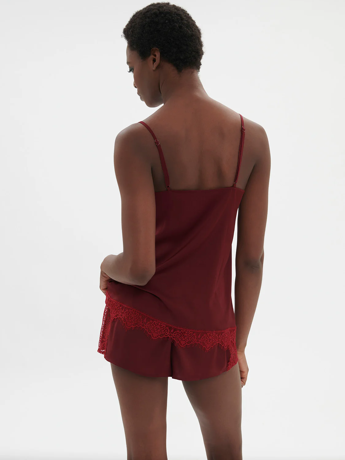 Satin Secrets Short - Spinel Red - Image 4