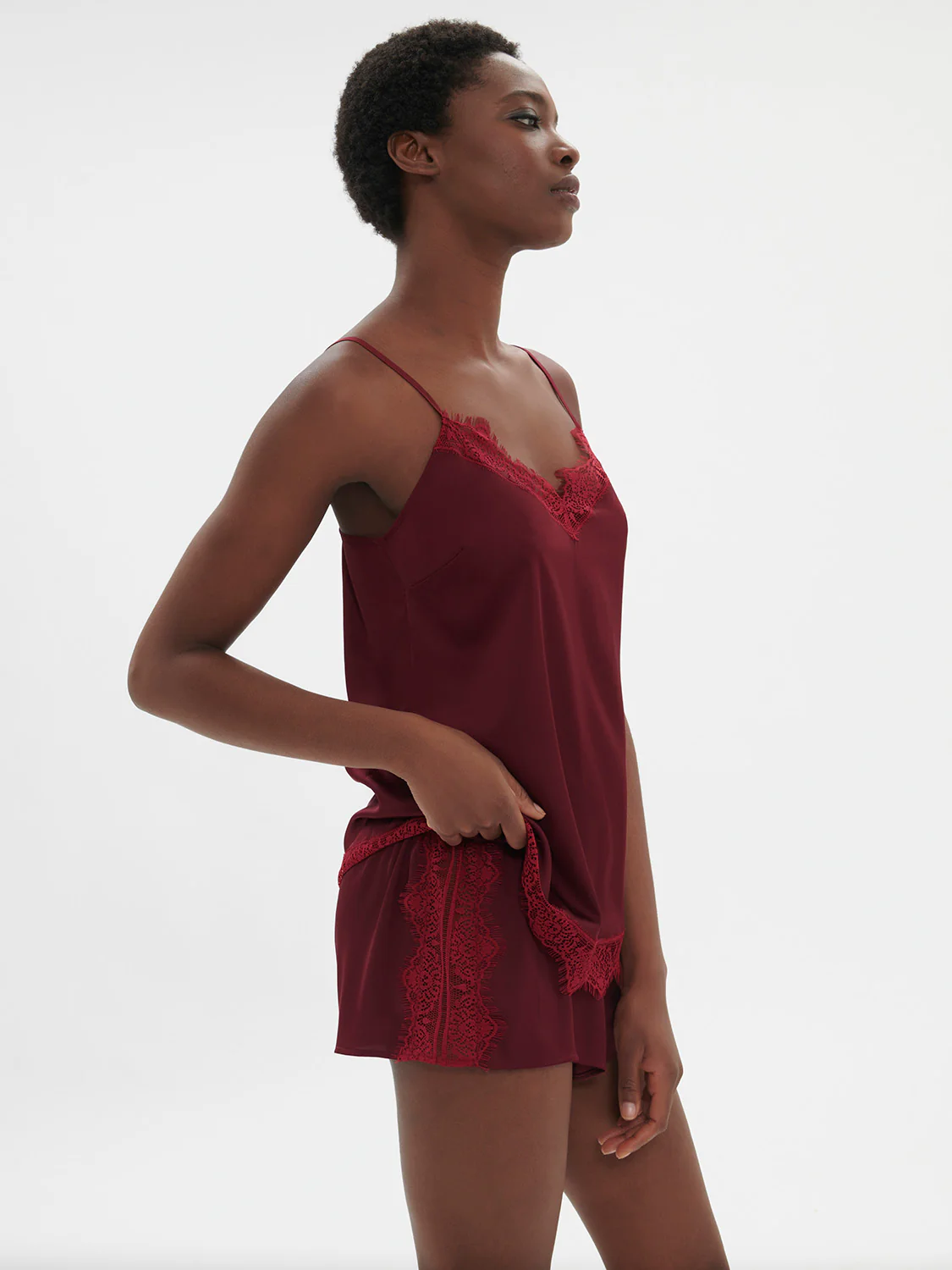 Satin Secrets Short - Spinel Red - Image 5
