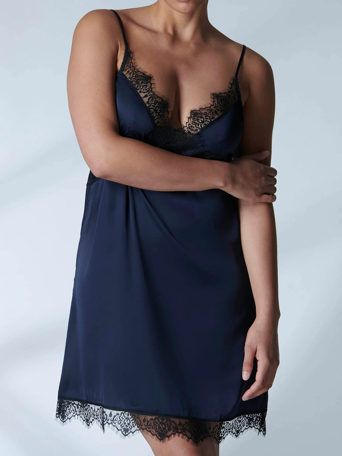 Satin Secrets Nightdress - Full Moon - Image 3