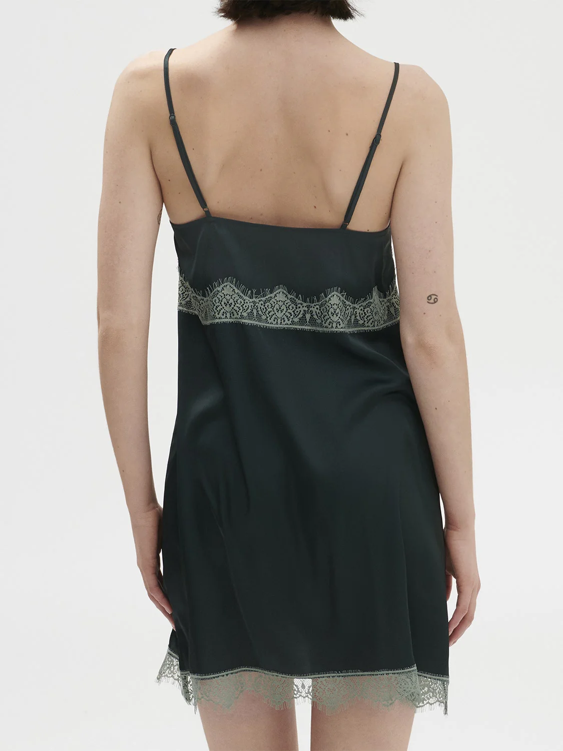 Satin Secrets Nightdress - Kolsaï Green - Image 7