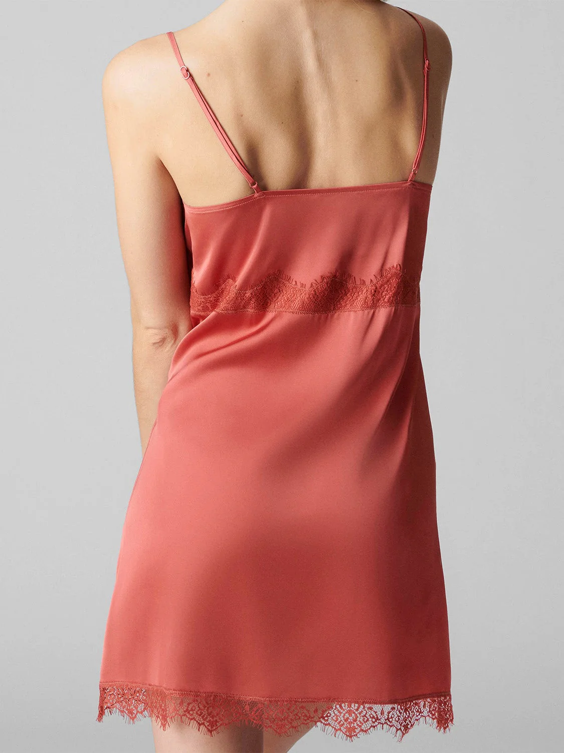 Satin Secrets Nightdress - Quartz Pink - Image 2