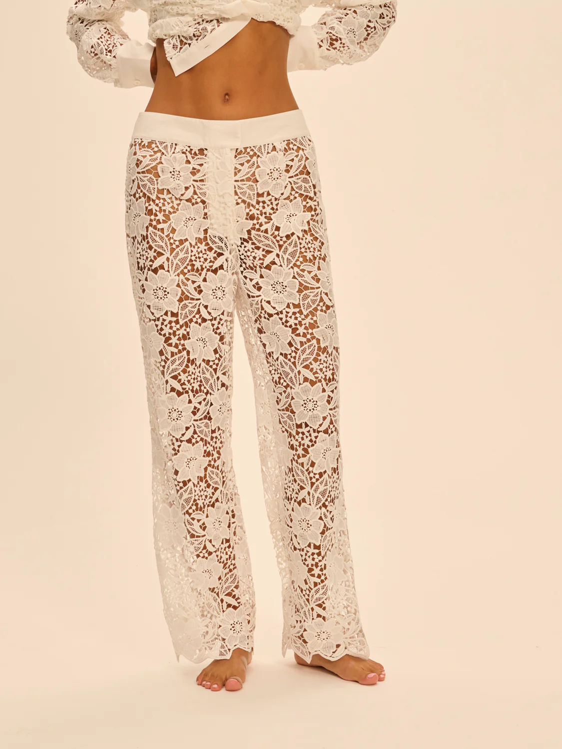 Louison Pant - White
