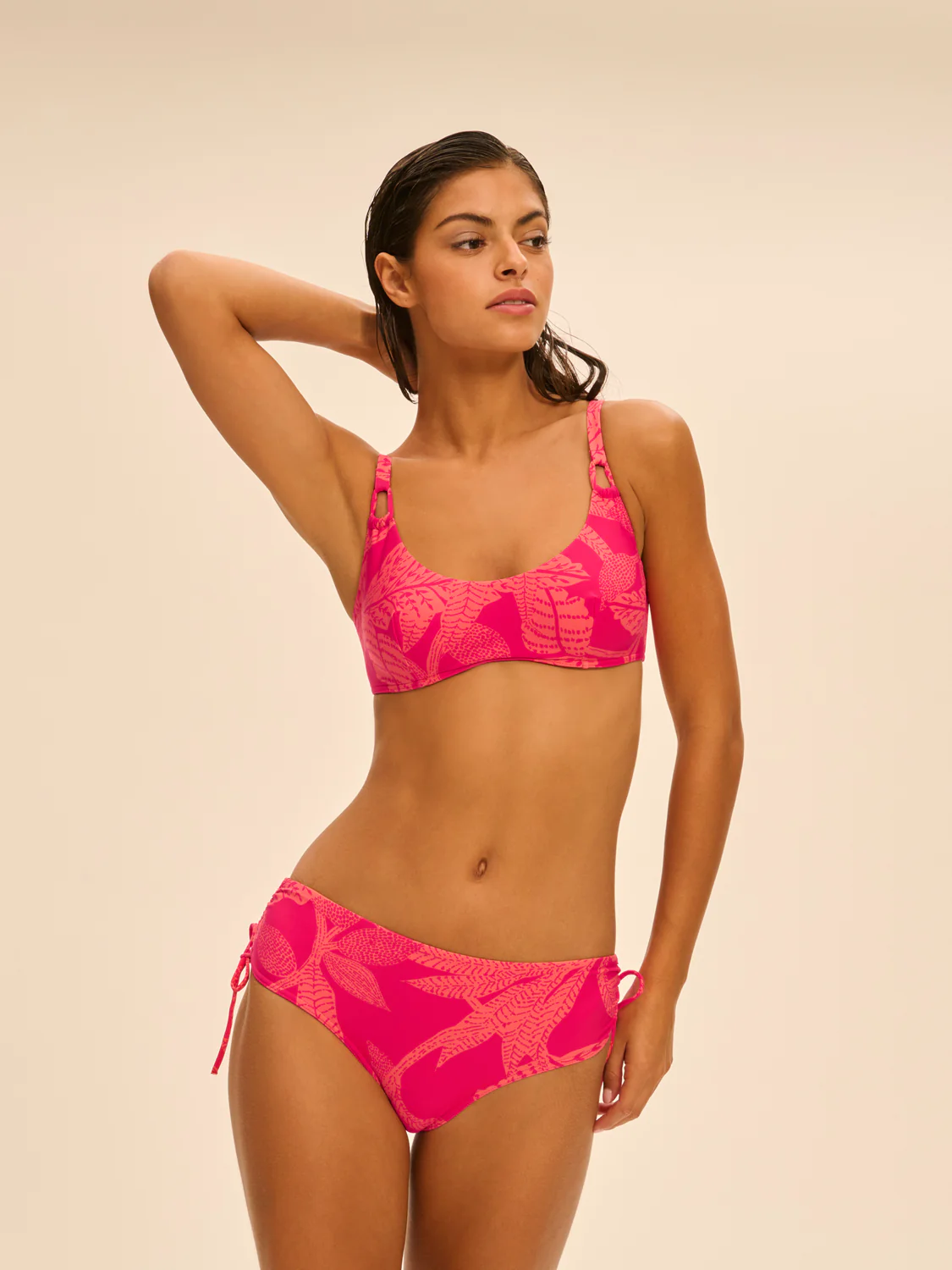 Melia Retro Brief - Bright Pink - Image 5