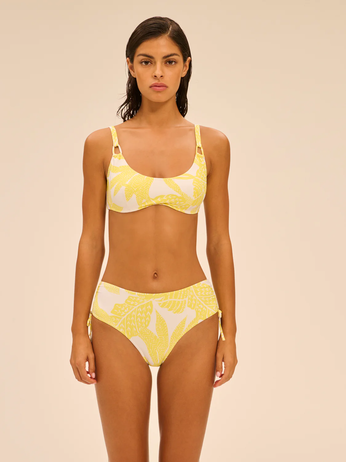 Melia Retro Brief - Plumeria Yellow - Image 3