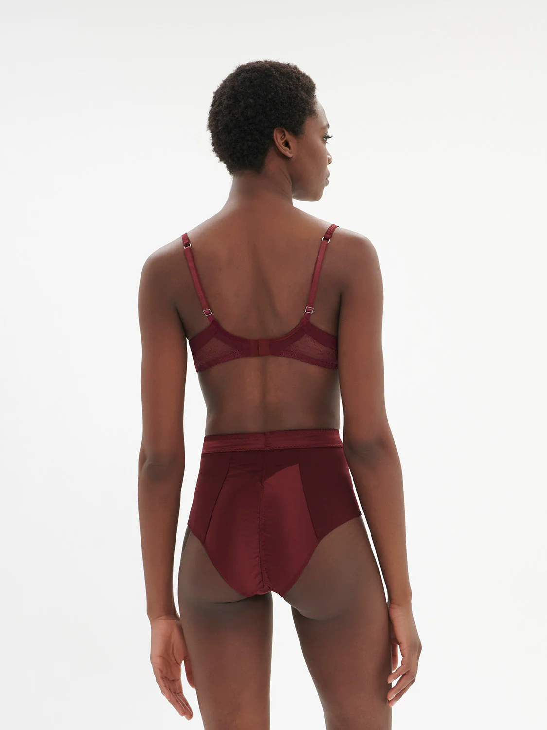 Eve Retro Brief - Dark Red - Image 4