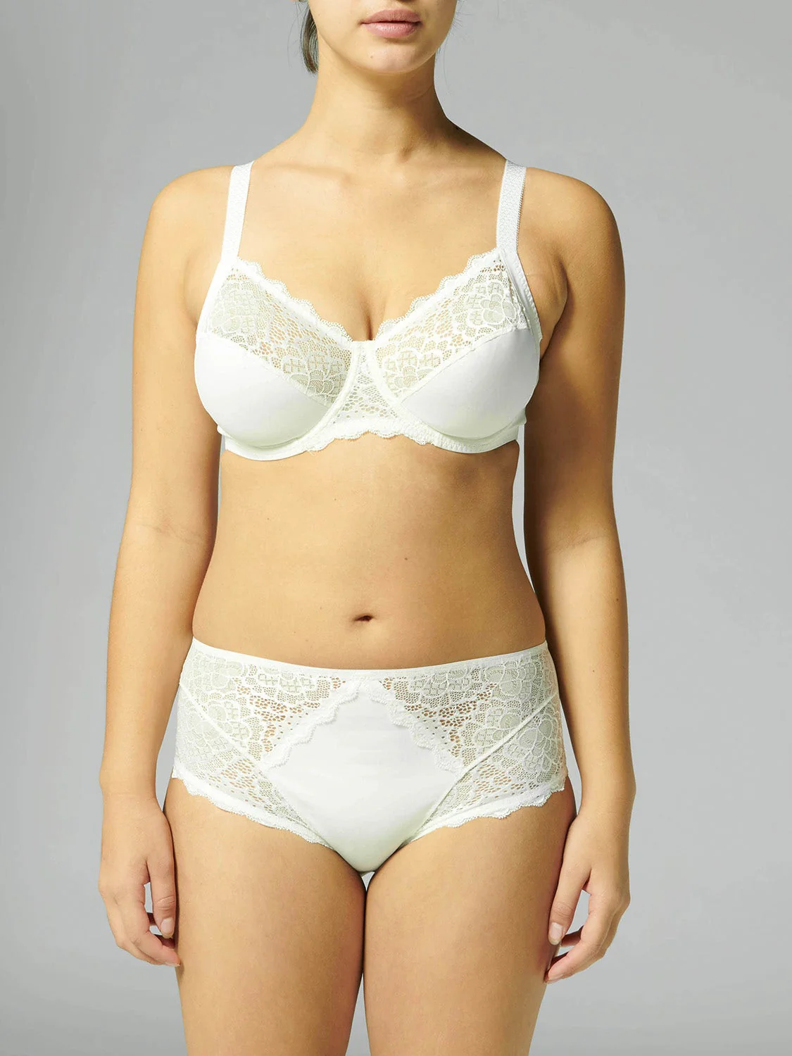 Caresse Retro Brief - Ivory - Image 8