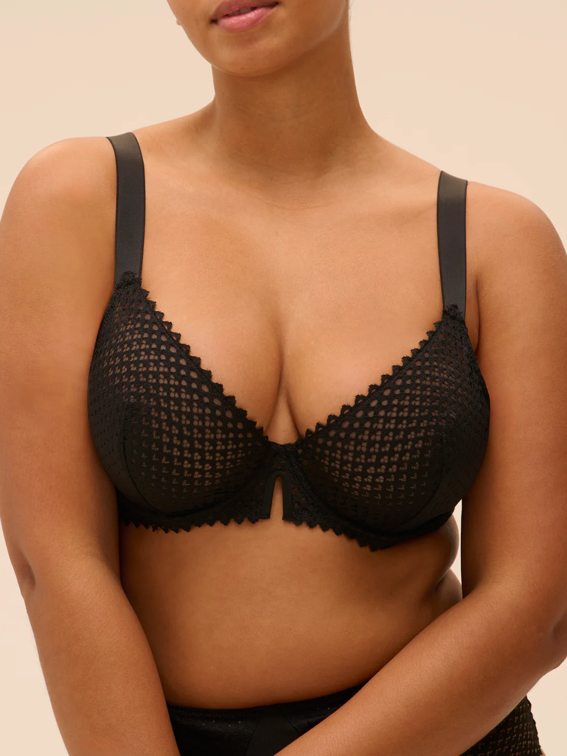 Cassandre Sheer Demi - Black - Image 8