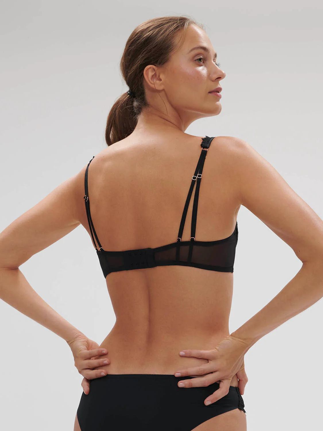 Mystic Sheer Demi - Black - Image 2